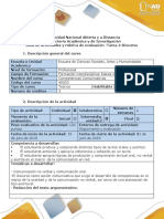 Guía de actividades y rúbrica de evaluación-Tarea 4- Discurso