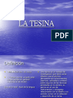 La Tesina