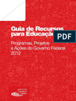 Guia de Recursos para Educação: Programas do Governo Federal