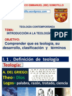 Introduccion A La Teologia Ibe Somotillo Power Point