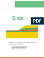 Rocscience Tutorial 30 Analyzing Pile Resistance for Slope Stabilization using RSPile