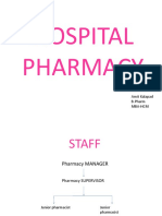 Hospital Pharmacy: Amit Kalapad B.Pharm Mba-Hcm