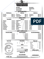 Kindred of The East Sheet