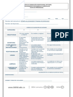 Glossary Rubric