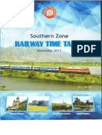 Southern Railway Timetable PDF