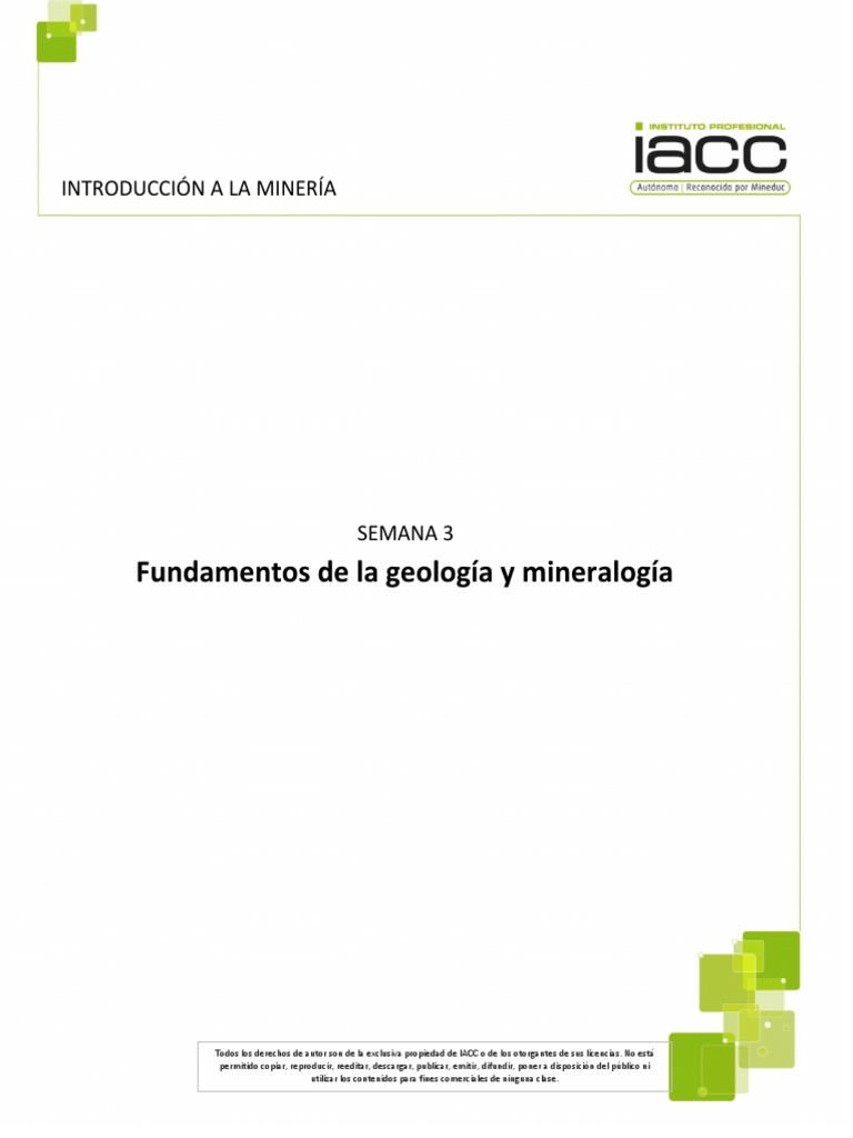 Tabla de Minerales en Geología | PDF | Falla (geología) | Roca (geología)
