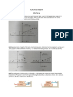 Friction tutorial sheet problems