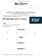 UNICAMP 2020 - 2ª fase - Curso Objetivo_Q3