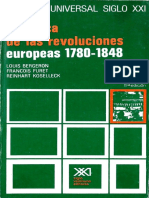 (Historia Universal Siglo XXI Número 26) Louis Bergeron - Francois Furet y Reinhart Koselleck - La Época de Las Revoluciones Europeas 1780-1848. 26-Siglo XXI (1986) PDF