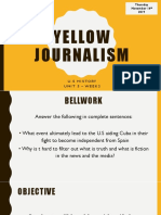 Yellow Journalism Lesson