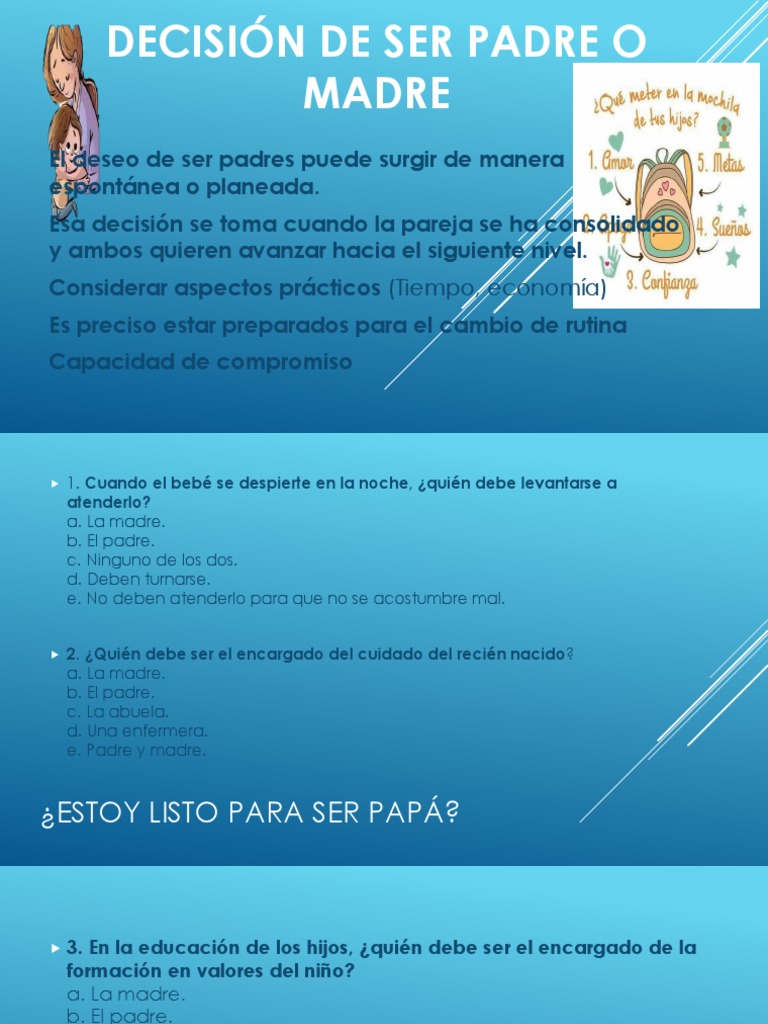 Guía para Decidir Ser Padre o Madre | PDF | Science | Ciencia y Tecnología