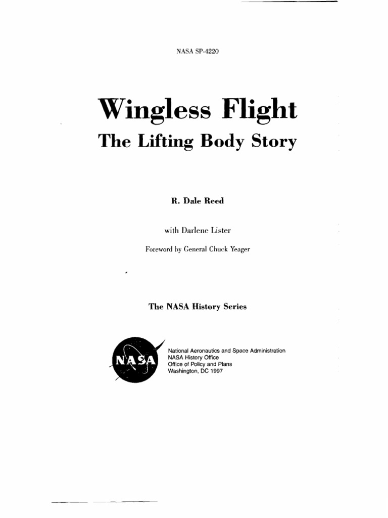 Wingless Flight The Lifting Body Story PDF Lifting Body Flight