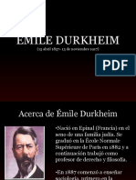 Emile Durkheim, padre de la sociología