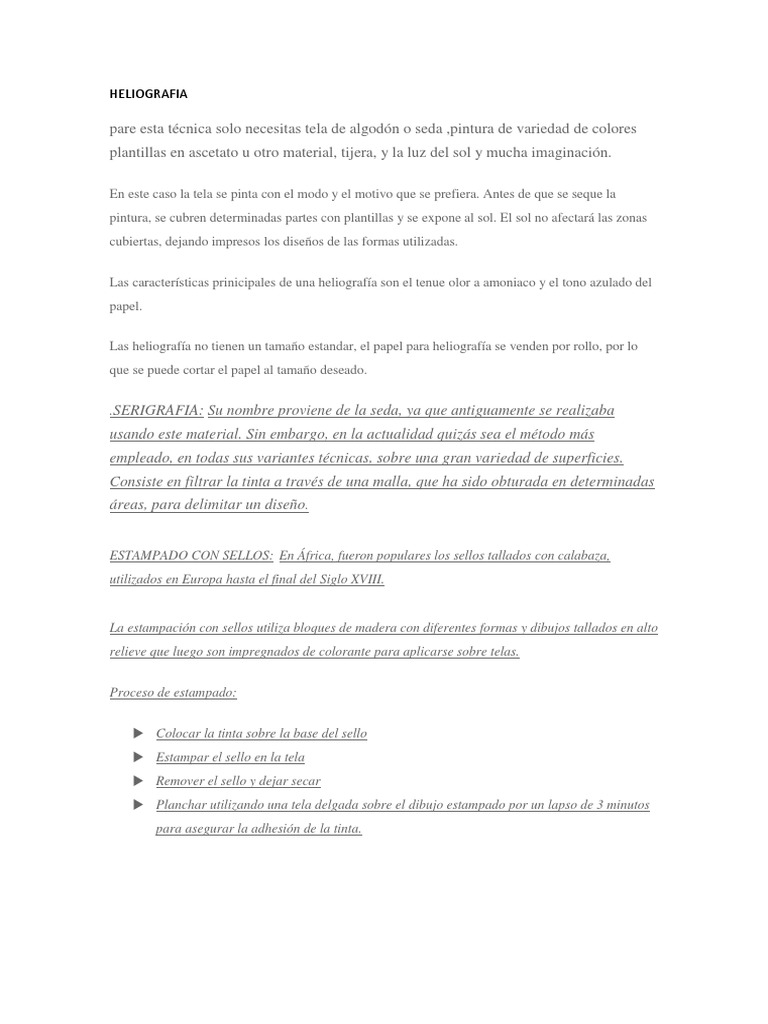 HELIOGRAFIA Exposicion | PDF