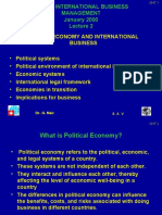 Political Economy and International Business