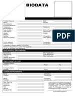 BIODATA Format