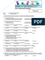 Soal Tematik Kelas 5 SD Tema 6 Subtema 2 Perpindahan Kalor Dan Kunci Jawaban