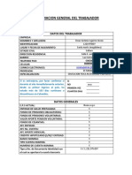 Formato Informacion General Del Trabajador - Empresa Cliente