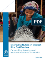 Improving Nutrition Through Rice Fortification
