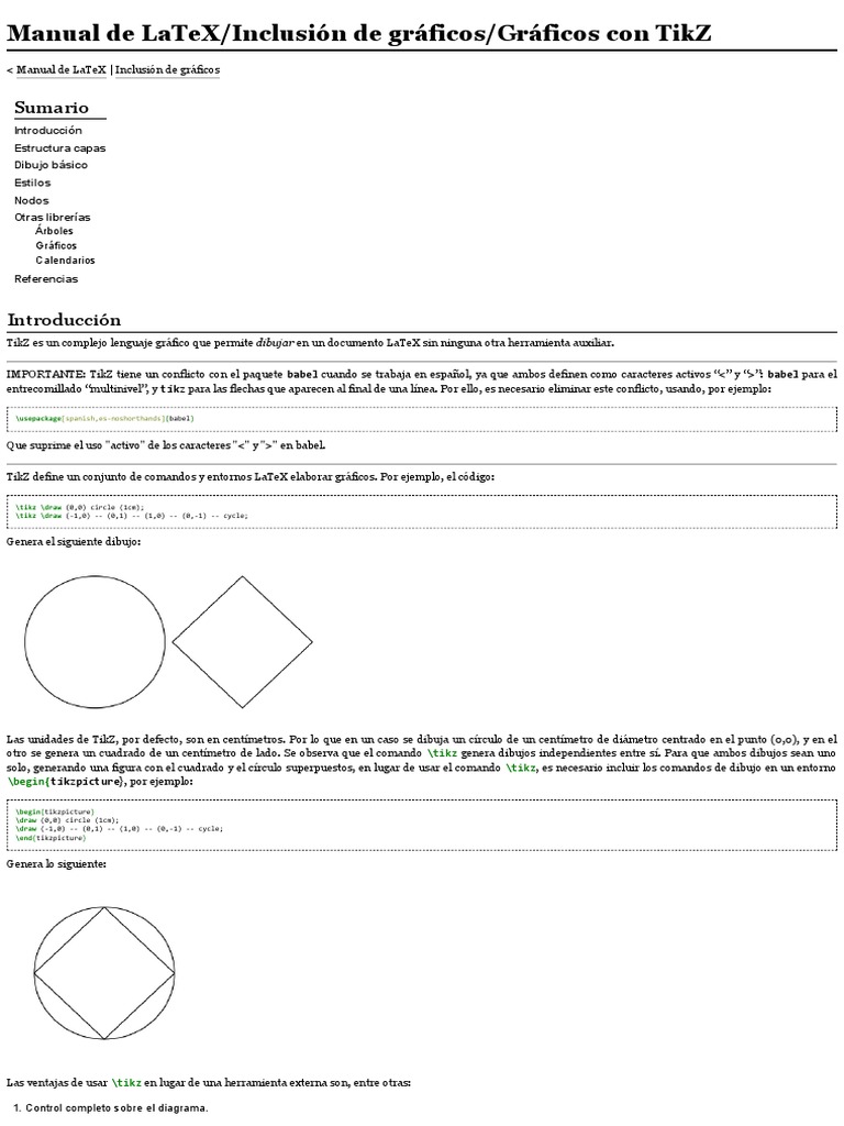 Gráficos en LaTeX con TikZ | PDF | Lenguaje de programación ...