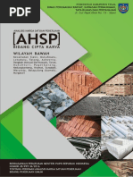 Pedoman AHSP PUPR No. 8/2023 | PDF