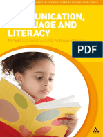 Communication, Language and Literacy - Nichola Callander, Lindy Nahmad-Williams PDF