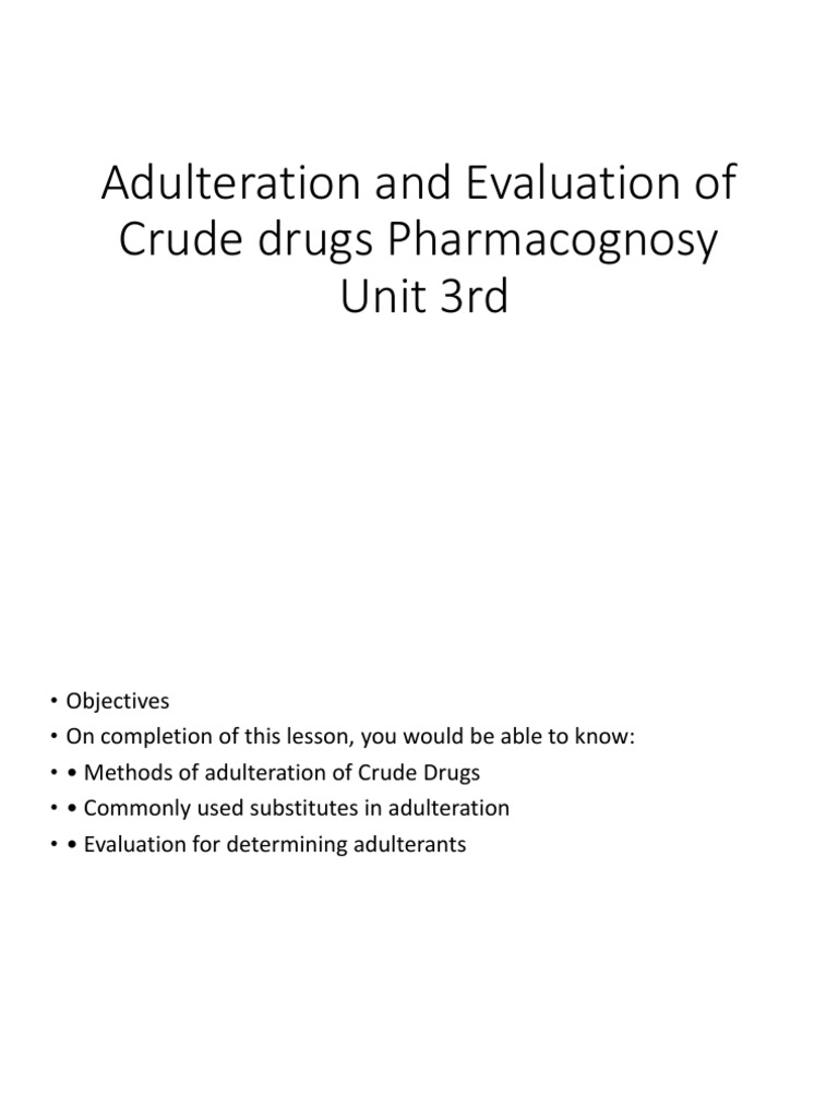 Unit3 Pharmacognosy PDF Stoma Thin Layer Chromatography