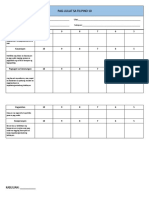 Filipino Reporting Rubric