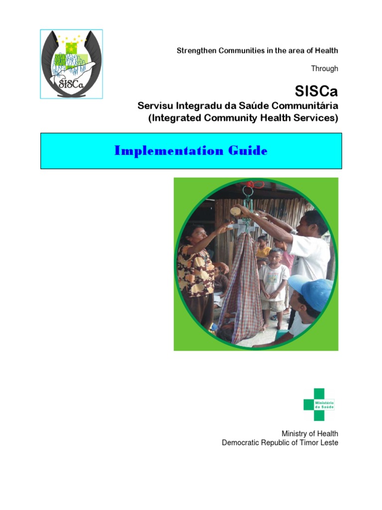 SISCa Guideline - English Version PDF | PDF | Public Health | Hygiene