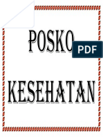 Posko Kesehatan