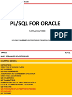 PL SQL Partie 5 Proc Func Pack 2020