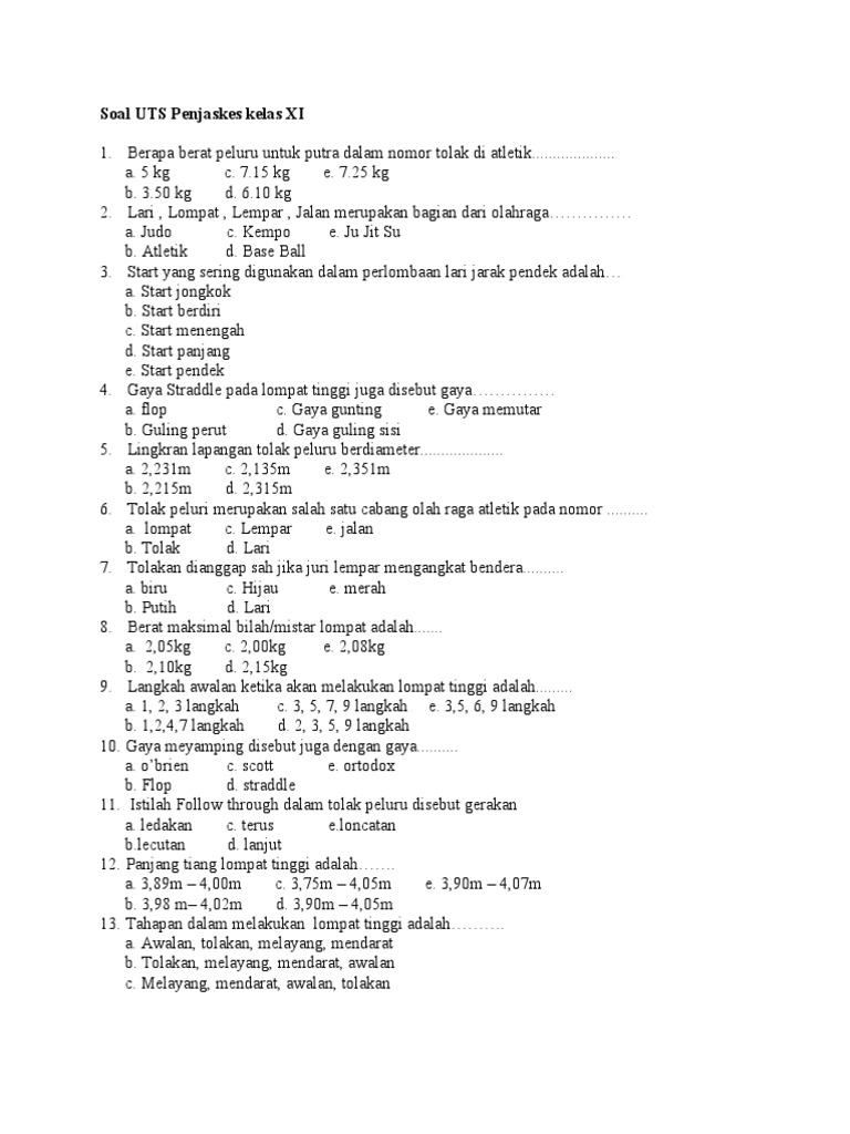 49++ 50 soal pnjas kls 9 ideas in 2021 