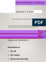 Tariq Introduction PDF