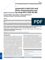 Polyphenolic compounds in date fruit seed (Phoenix dactylifera)