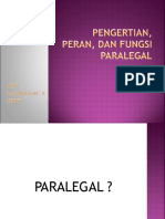 Pengertian, Peran Dan Fungsi Paralegal - 1.ppt Materi Pa Nanang