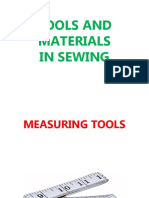 TLE 6 - Tools and Material in Sewing