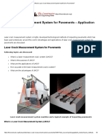 What Is Laser Crack Measurement System (LMCS) For Pavements