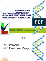 Penanganan Sampel PD3I, LB Dan Keracunan Makanan