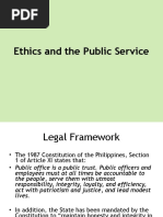 Ethics and The Public Service