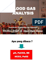 BLOOD GAS ANALYSIS