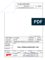 S1139 HP-05 HULL PIPING INVENTTORY LIST