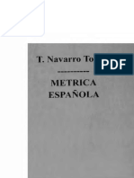 Navarro Tomas - Metrica Española PDF