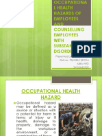 Occupational Health Hazards of Employees and Counselling Employees