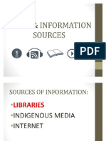 Media and Information Sources