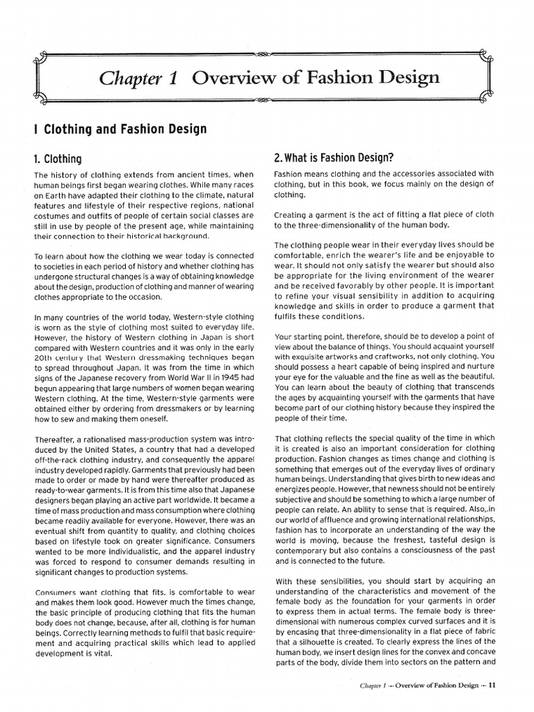Fundamental of Garment Design by BUNKA | PDF