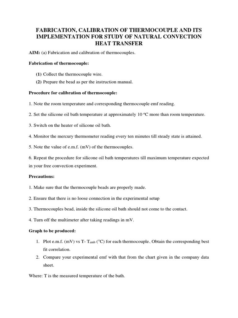 Manual HEAT TRANSFER IN NATURAL CONVECTION PDF Heat Transfer