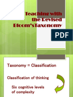 Teaching Bloom's Taxonomy