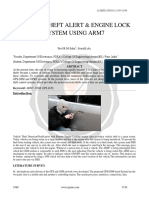 VEHICLE THEFT ALERT ENGINE LOCK SYSTEM USING ARM7 Ijariie5380