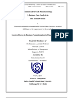 Commercial Aircraft Manufacturing India Business Case