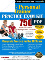 ACE Personal Trainer Practice Exam Kit - 2018